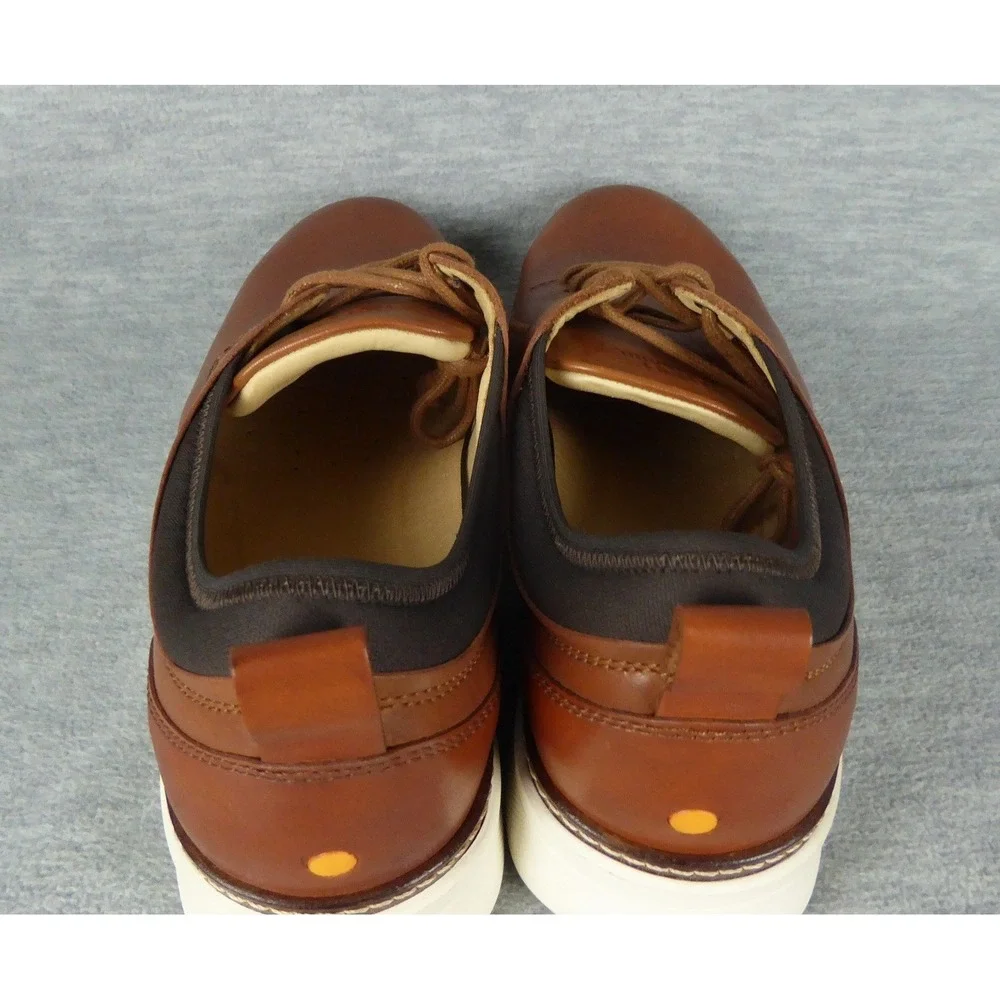 Samuel Hubbard Rafael Lace Up Tan Leather Mens Shoes M2165-083 8.5 Wide